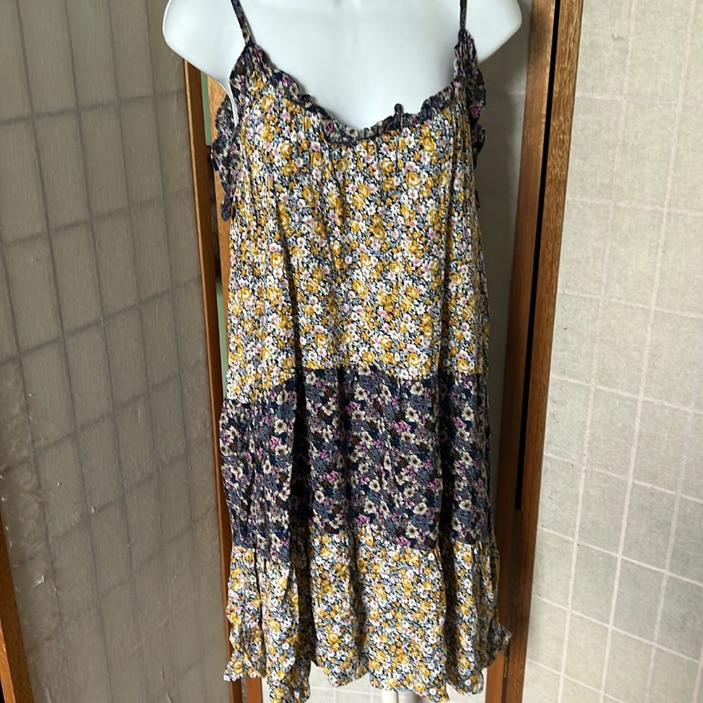 Natural Life Floral Midi Dress